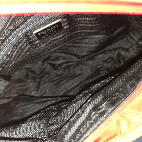 Authentic Prada Women's Vermillion Nylon Handbag - Picture 7 of 9